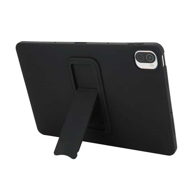 Für Xiaomi Pad 5 Pro / Pad 5 Hülle TPU + PC Hautfreundliche Ständer Tablet Schutzhülle - Schwarz