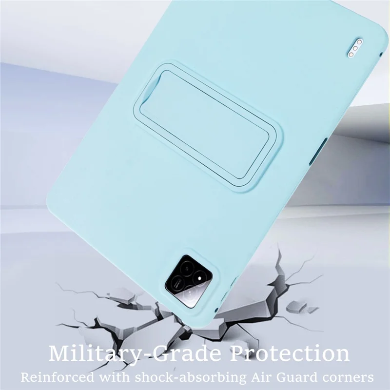 For Xiaomi Pad 7 Pro / Pad 7 Case TPU + PC Skin-Friendly Kickstand Tablet Cover - Baby Blue