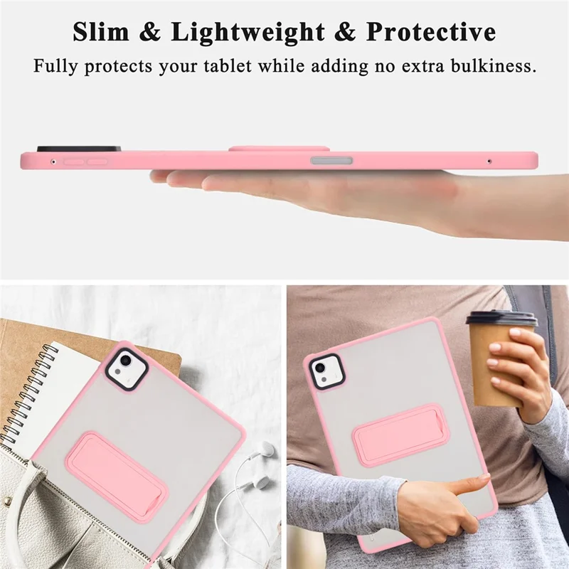 Cover per Xiaomi Pad 7S Pro 12.5 con Supporto TPU + PC Rivestimento Soft-Touch - Rosa