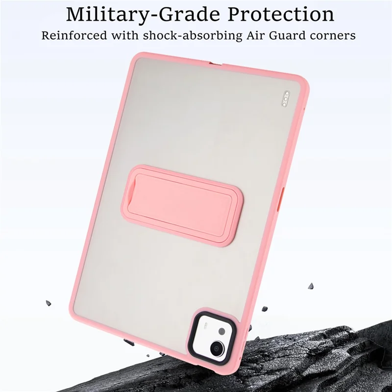 Cover per Xiaomi Pad 7S Pro 12.5 con Supporto TPU + PC Rivestimento Soft-Touch - Rosa