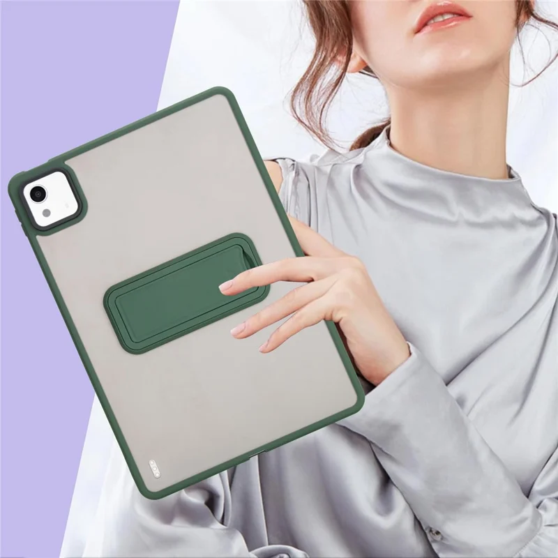 For Xiaomi Pad 7S Pro 12.5 Case with Kickstand TPU + PC Skin-Touch Tablet Cover - Green