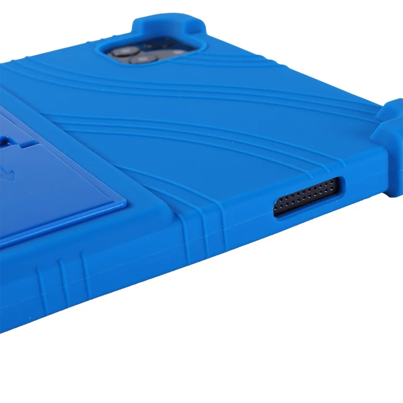 For Callsky-Tab Ctab 10 inch Case Adjustable Kickstand Silicone Tablet Protective Cover - Green