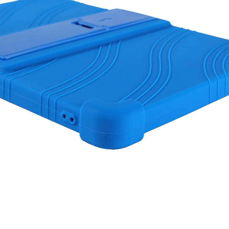 For Callsky-Tab Ctab 10 inch Case Adjustable Kickstand Silicone Tablet Protective Cover - Green