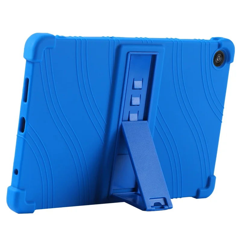 For T-Mobile REVVL Tab 2 (2025) Case Adjustable Kickstand Silicone Tablet Protective Cover - Purple
