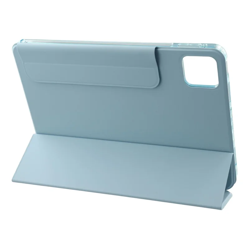 Folia do Xiaomi Pad 7 / 7 Pro z funkcją podpórki, magnetyczna obudowa z skóry - jasnoniebieska