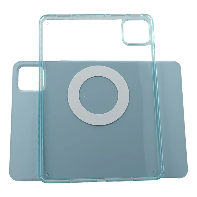 Folia do Xiaomi Pad 7 / 7 Pro z funkcją podpórki, magnetyczna obudowa z skóry - jasnoniebieska