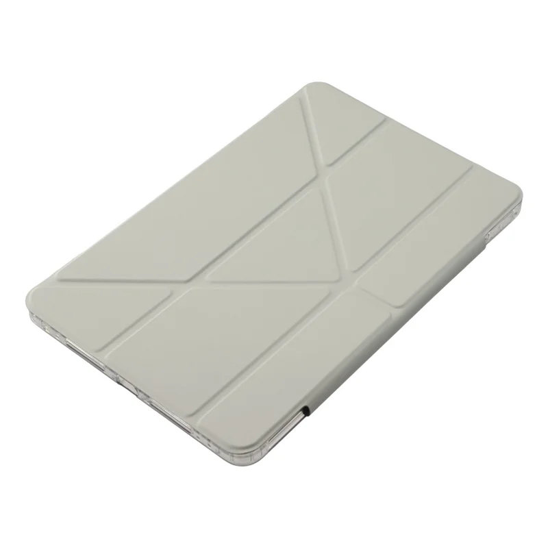 Cover per Tablet iPad 9,7 pollici (2018) / (2017) / Air 2 / Air (2013) Custodia Magnetica Doppia Chiusura in PU TPU Acrilico con Supporto Origami - Grigio