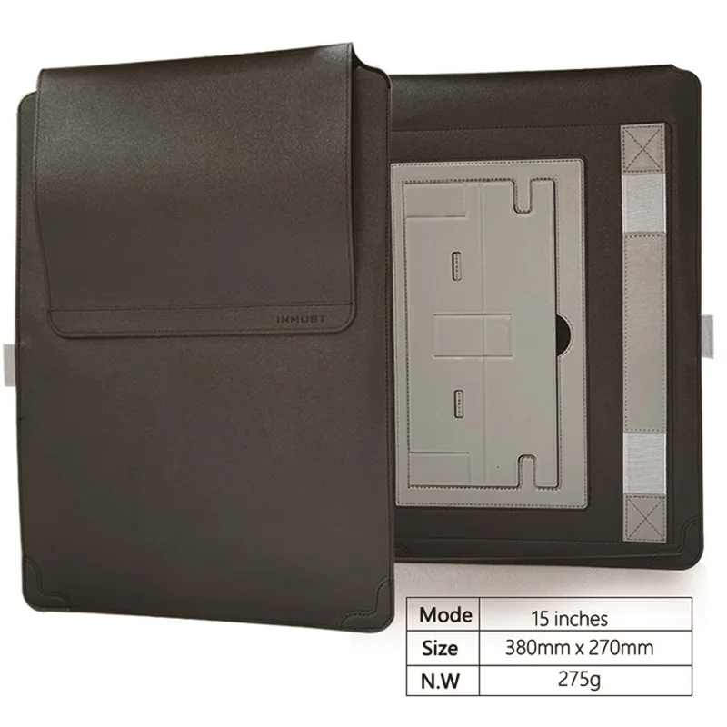 15 inch Tablet Case Stand Mouse Pad PU Leather Tablet Cover