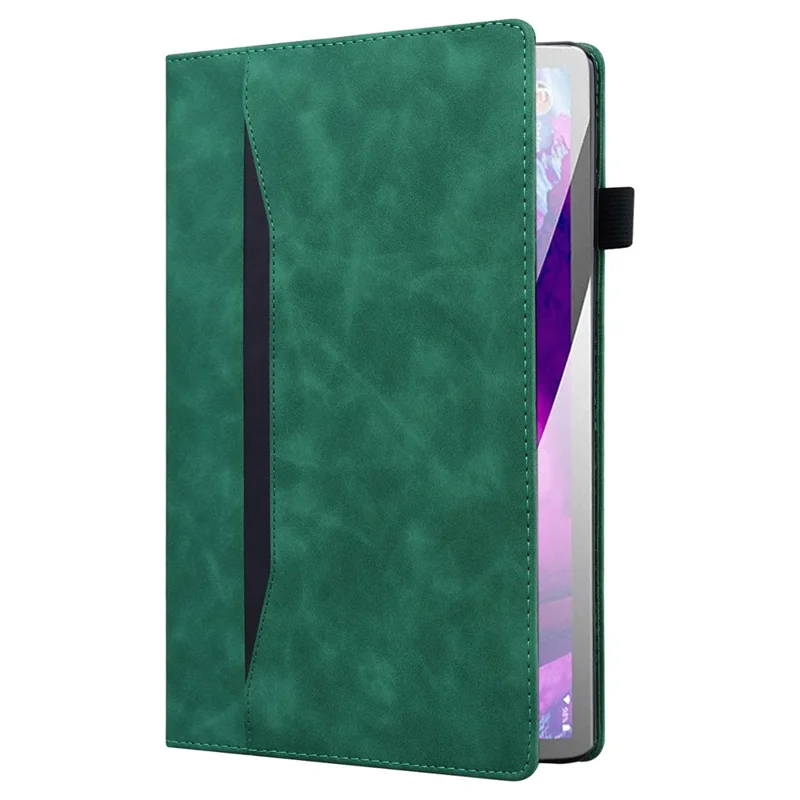For Honor Pad X7 Case PU Leather Protective Folio Tablet Cover with Card Holder - Green