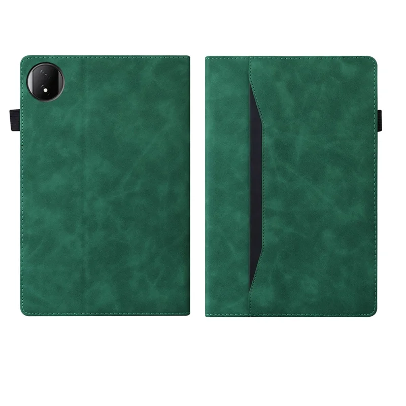 For Honor Pad X7 Case PU Leather Protective Folio Tablet Cover with Card Holder - Green