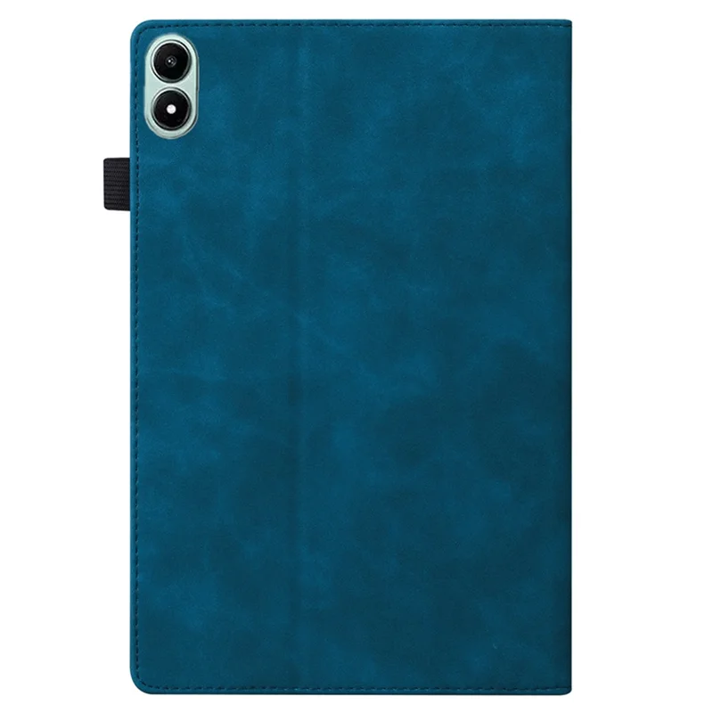 For Infinix Xpad 20 Case PU Leather Protective Folio Tablet Cover with Card Holder - Blue