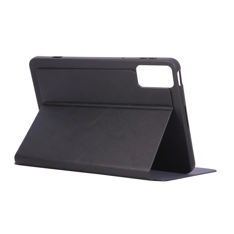 Für ZTE nubia RedMagic Astra Stoßfeste Hülle aus PU-Leder mit Ständer - Schwarz
