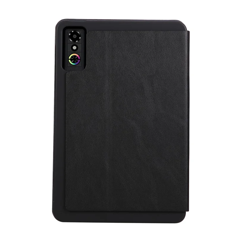 Für ZTE nubia RedMagic Astra Stoßfeste Hülle aus PU-Leder mit Ständer - Schwarz
