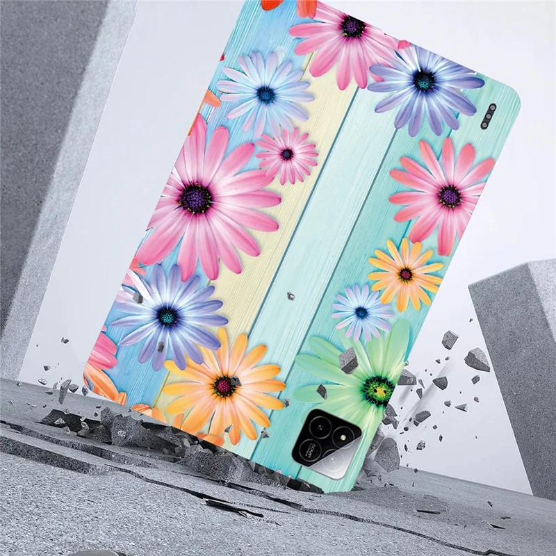 Para Xiaomi Pad 7 Pro / Pad 7 Capa com Estampa Impressa, Slim Soft TPU Capa de Tablet - Girassol