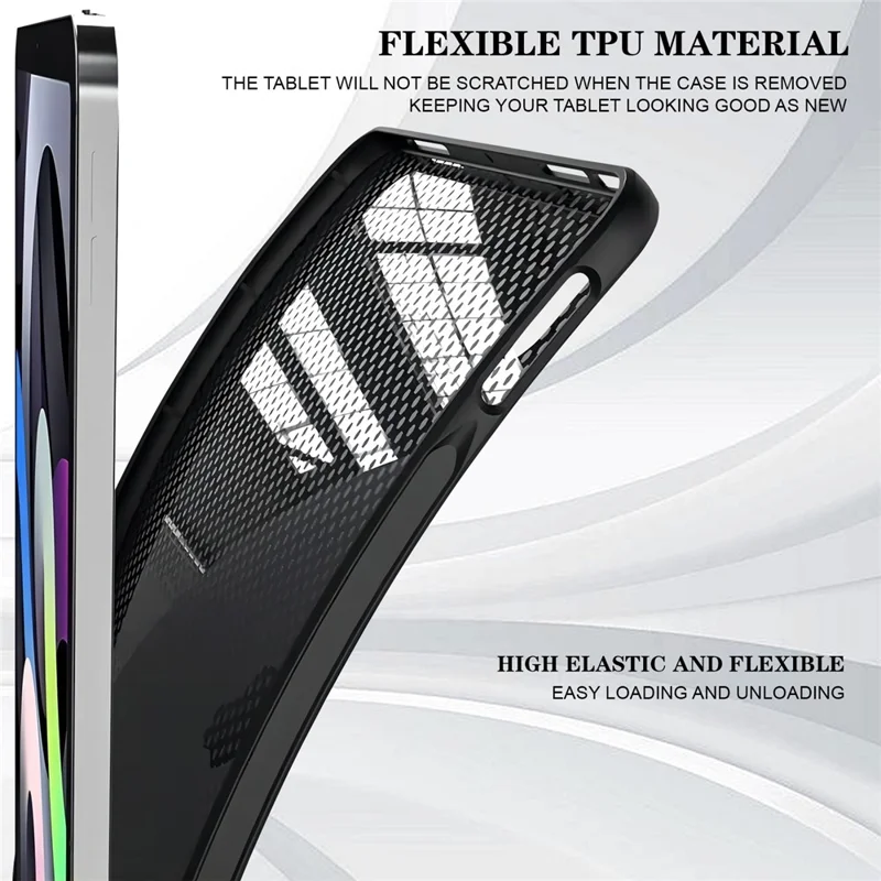 Capa de Tablet para Xiaomi Redmi Pad Pro 5G / Pad Pro / Poco Pad 4G com Estampa Impressa, Capa Slim de TPU Macio - Lotus