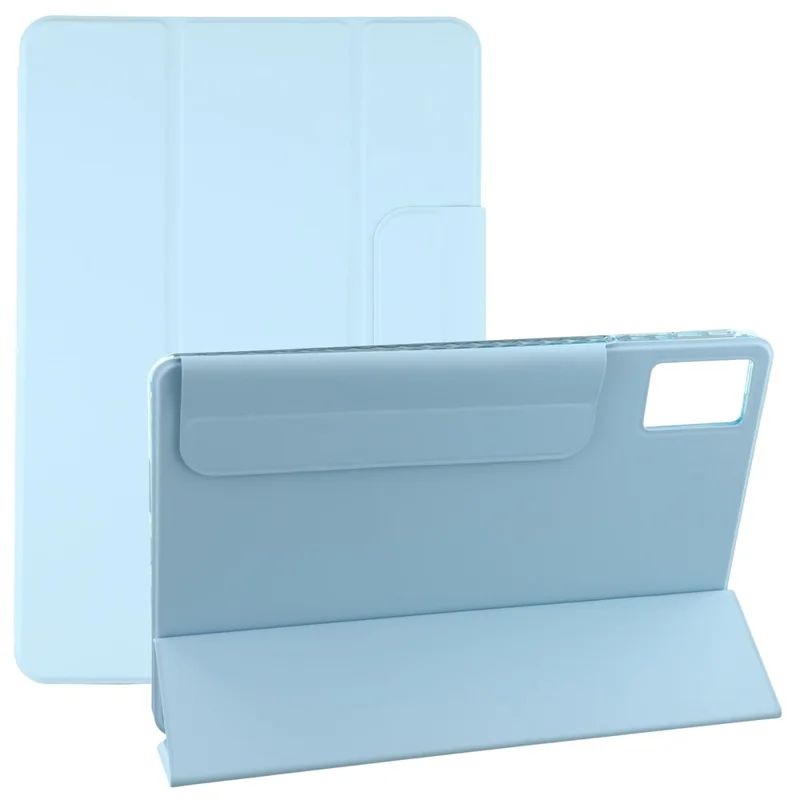 For Lenovo Idea Tab (TB336ZU  /  TB336FU)  /  Xiaoxin Pad 11 2025 Case Folding Stand Magnetic Leather Tablet Cover - Baby Blue