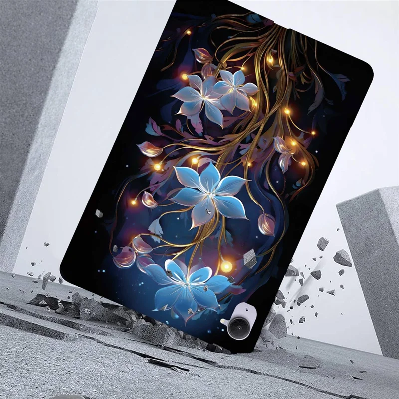 För Xiaomi Pad Mini / Redmi K Pad Skal Med Mönstertryck Slim Mjuk TPU Tablettäck - Små Lyktblommor