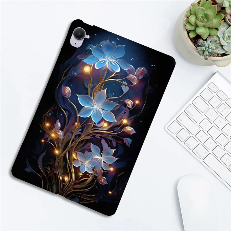 För Xiaomi Pad Mini / Redmi K Pad Skal Med Mönstertryck Slim Mjuk TPU Tablettäck - Små Lyktblommor