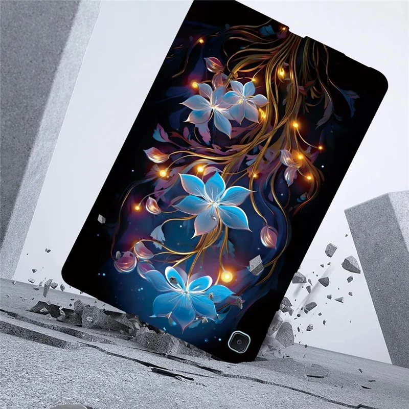 For Samsung Galaxy Tab S6 Lite (2024)  /  (2022) Case Pattern Printing Slim Soft TPU Tablet Cover - Small Lantern Flower