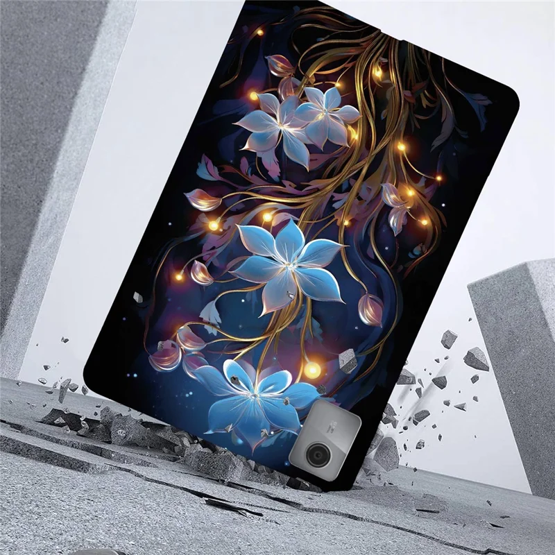 For Lenovo Tab K11 Gen 2 / Idea Tab / Xiaoxin Pad 11 2025 Case Pattern Printing Slim Soft TPU Tablet Cover - Small Lantern Flower
