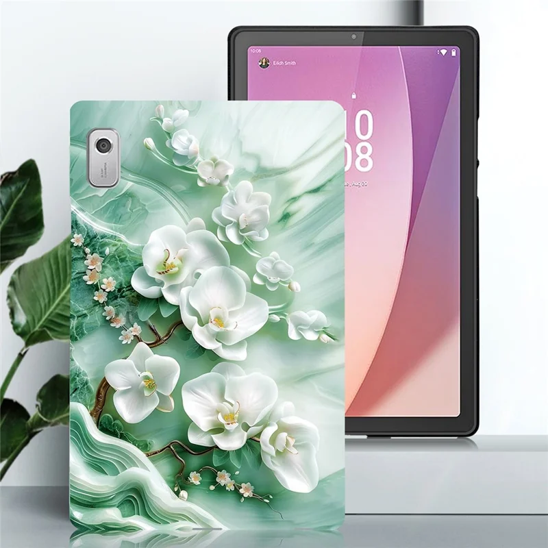 Für Lenovo Tab M9 Hülle mit Muster-Druck Schlankes Weiches TPU Tablet Cover - Jadebume