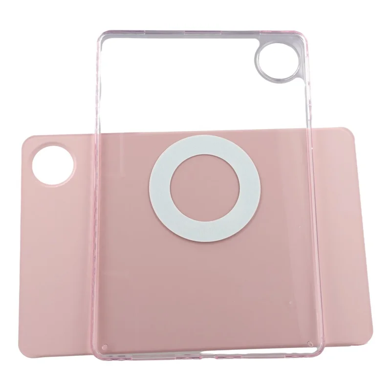 For Honor Pad 10 Case Folding Stand Magnetic Leather Tablet Cover - Pink
