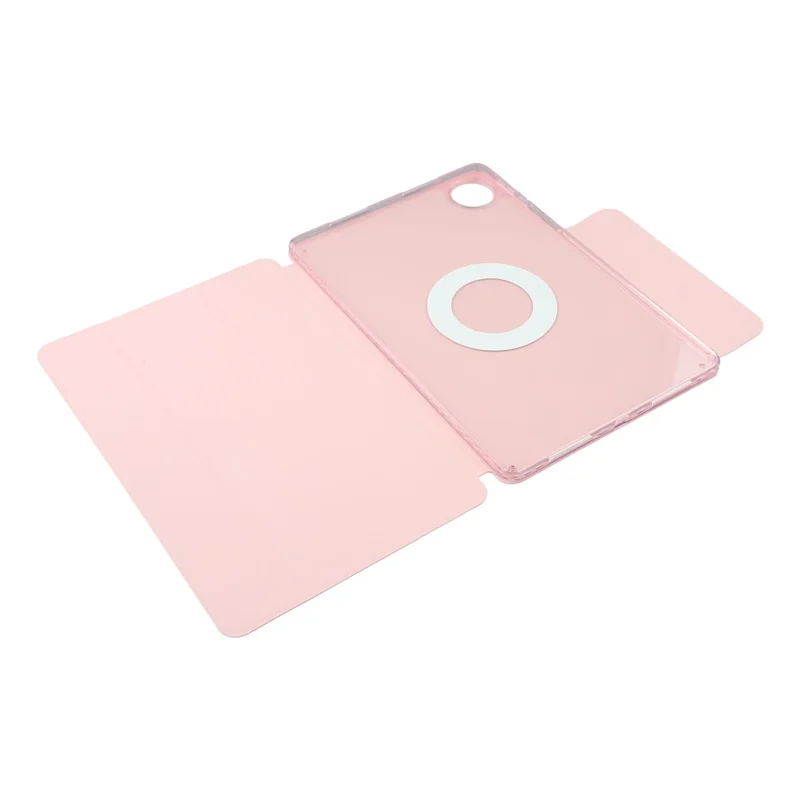For Honor Pad 10 Case Folding Stand Magnetic Leather Tablet Cover - Pink