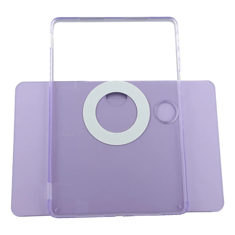 For Honor Pad 9 Case Folding Stand Magnetic Leather Tablet Cover - Purple