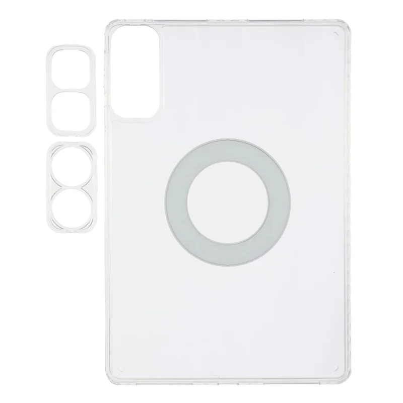 For Honor Pad GT  /  V9 Case Folding Stand Magnetic Leather Tablet Cover with Lens Frames - Grey
