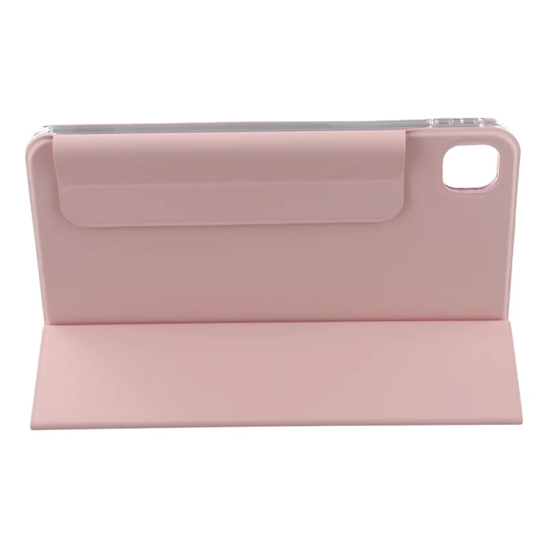 For Xiaomi Redmi K Pad Case Folding Stand Magnetic Leather Tablet Cover - Pink
