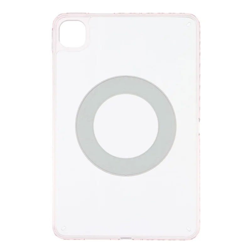 For Xiaomi Redmi K Pad Case Folding Stand Magnetic Leather Tablet Cover - Pink