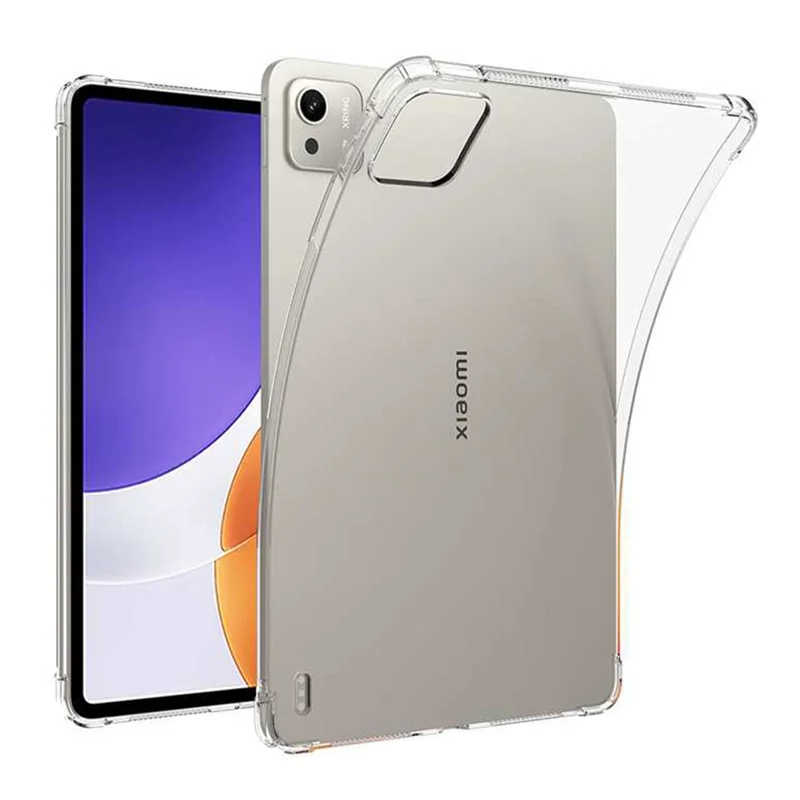 Étui pour Xiaomi Pad 7S Pro 12,5 Pouces Antichoc Transparent en TPU avec Protection des Quatre Coins