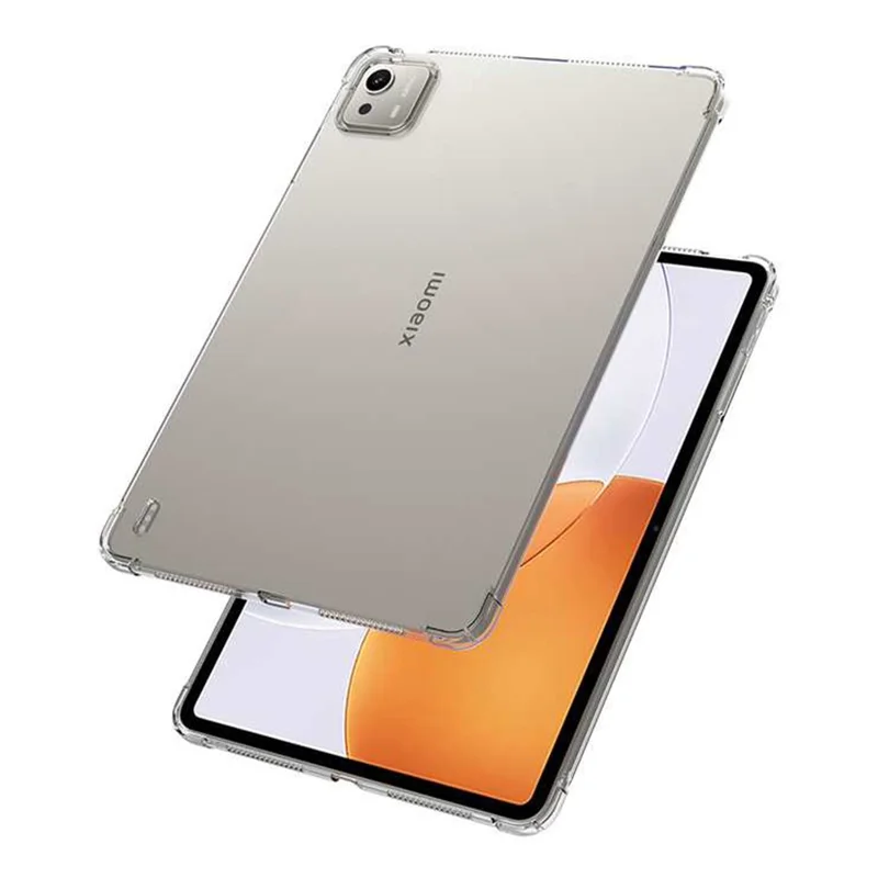 Étui pour Xiaomi Pad 7S Pro 12,5 Pouces Antichoc Transparent en TPU avec Protection des Quatre Coins