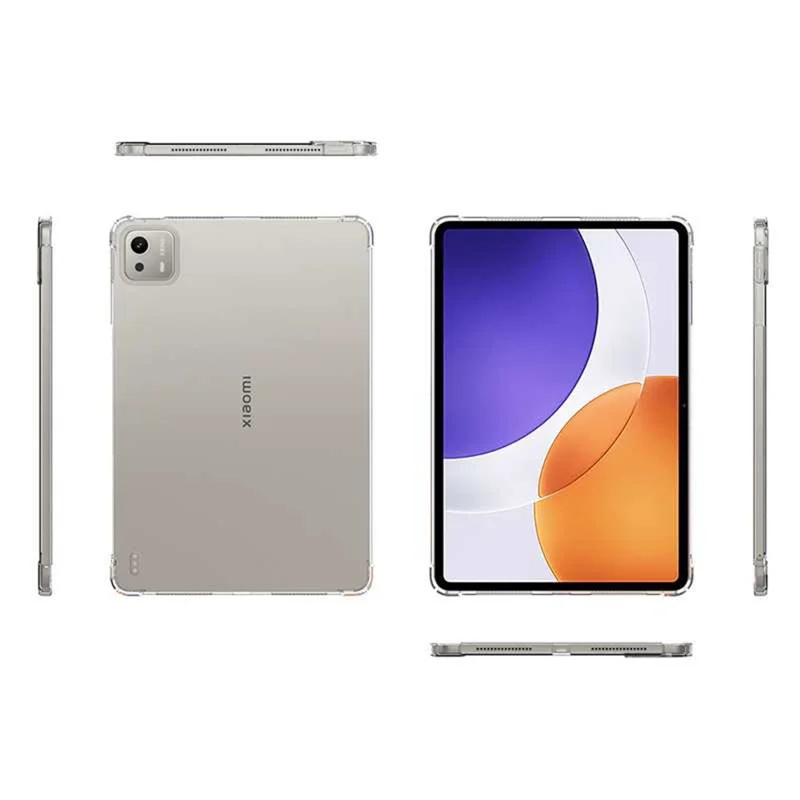 Étui pour Xiaomi Pad 7S Pro 12,5 Pouces Antichoc Transparent en TPU avec Protection des Quatre Coins