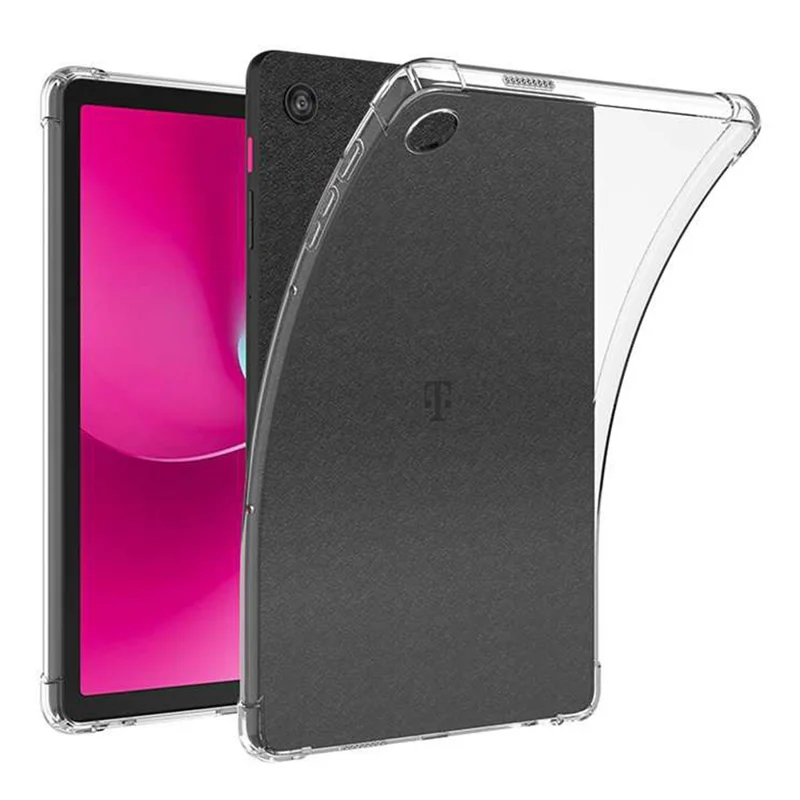 For T-Mobile REVVL Tab 2 (2025) Case Four Corner Shockproof Clear Tablet TPU Cover