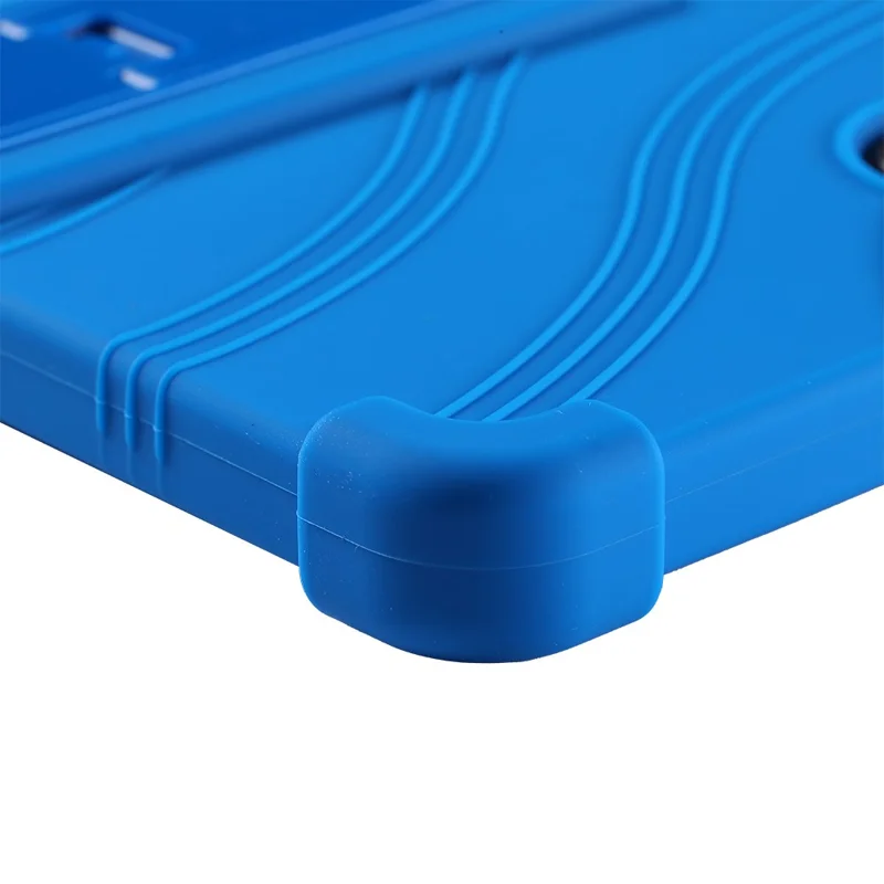Funda para Tablet For Honor Pad X7 con Soporte Ajustable y Cubierta Protectora de Silicona - Azul Oscuro