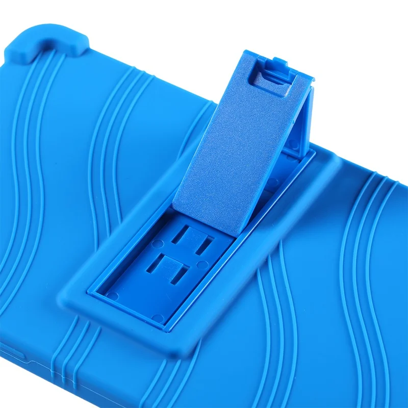 Funda para Tablet For Honor Pad X7 con Soporte Ajustable y Cubierta Protectora de Silicona - Azul Oscuro