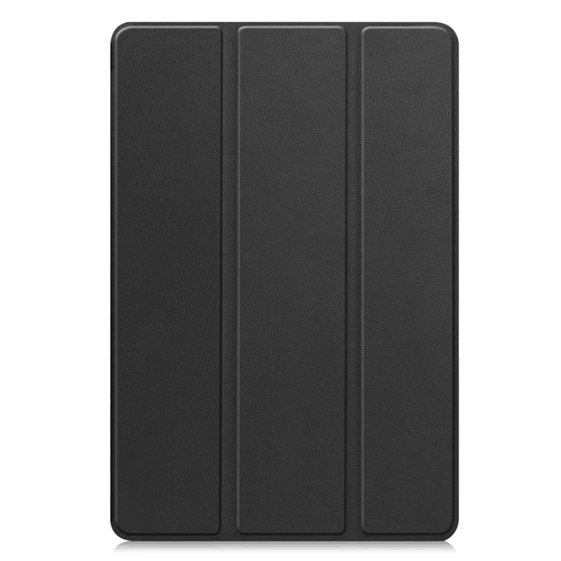 Para Lenovo Xiaoxin Pad 2025 12,1 polegadas Capa Antiderrapante de Couro com Suporte para Tablet - Preto