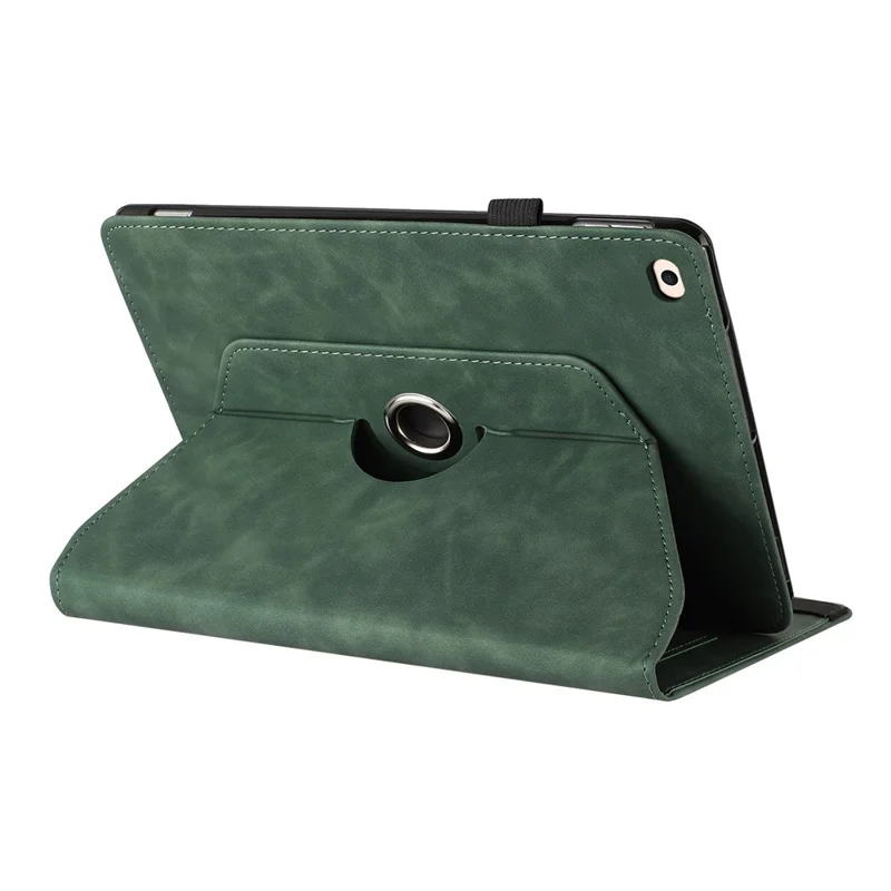 Custodia per iPad 9,7 pollici (2018) / (2017) / iPad Air 2 / Air (2013) con Supporto Rotante - Cover in Pelle PU Color Verde