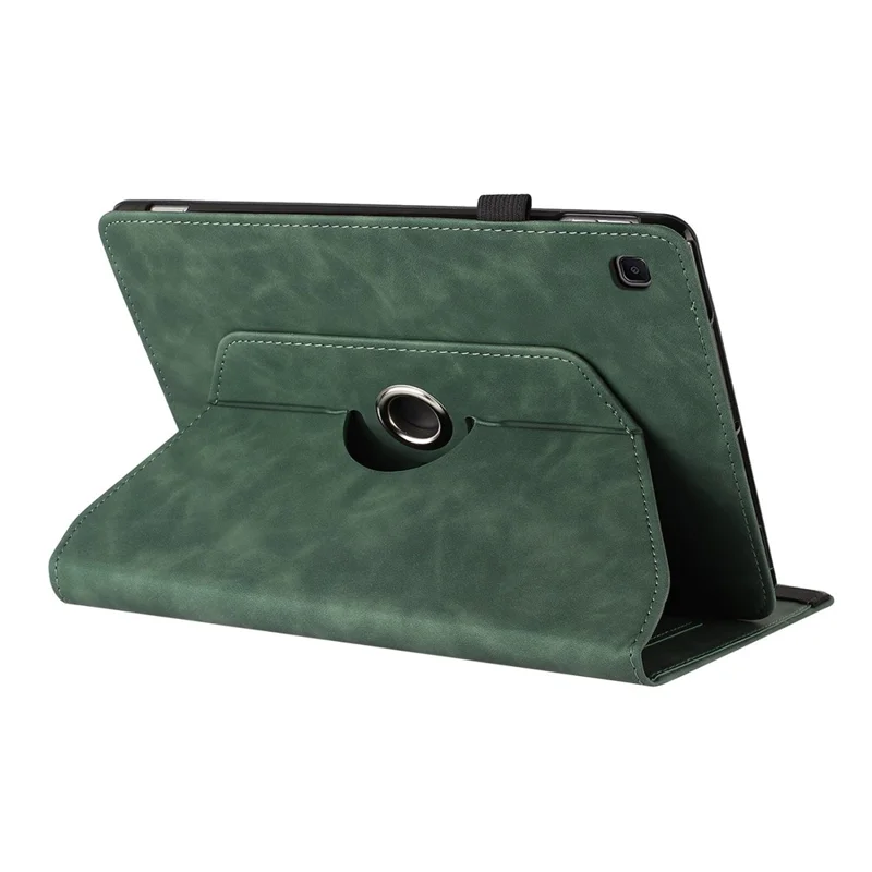Cover per Tablet Samsung Galaxy Tab A7 10.4 (2020) T500 T505 con Supporto Rotante - Pelle PU Color Verde