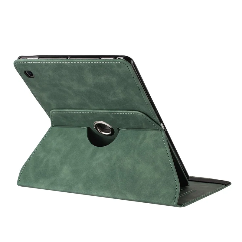 Cover per Tablet Samsung Galaxy Tab A7 10.4 (2020) T500 T505 con Supporto Rotante - Pelle PU Color Verde