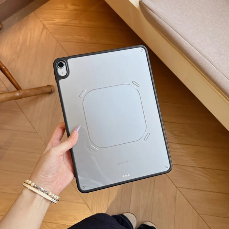 For iPad Air 11 (2025) / (2024) / Air (2022) / (2020) Case Hollowed Heat Dissipation TPU Acrylic Protective Tablet Shell
