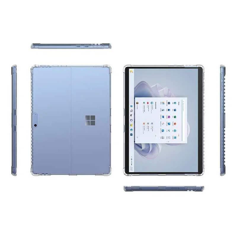 Clear Case for Microsoft Surface Pro 7 / 6 / 5 / 4 Four Corner Shockproof Tablet TPU Cover