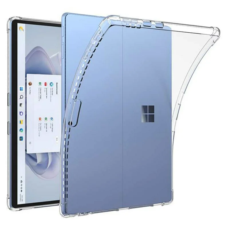 Tablet Case For Microsoft Surface Pro 11  /  10  /  9  /  8 Four Corner Shockproof Clear TPU Cover