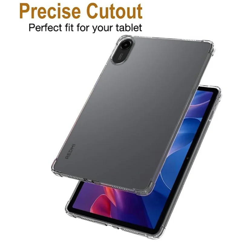 Per Xiaomi Redmi Pad 2 Custodia Tablet Copertura TPU + 2Pz Pellicola Protettiva in Vetro Temperato