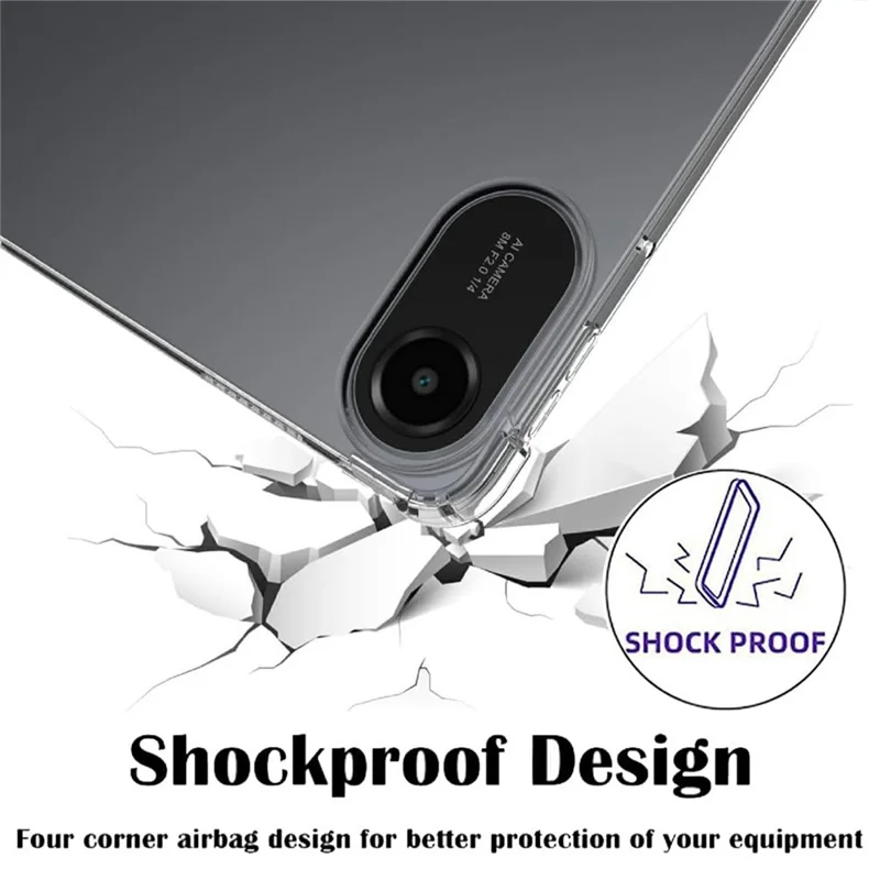 Per Xiaomi Redmi Pad 2 Custodia Tablet Copertura TPU + 2Pz Pellicola Protettiva in Vetro Temperato
