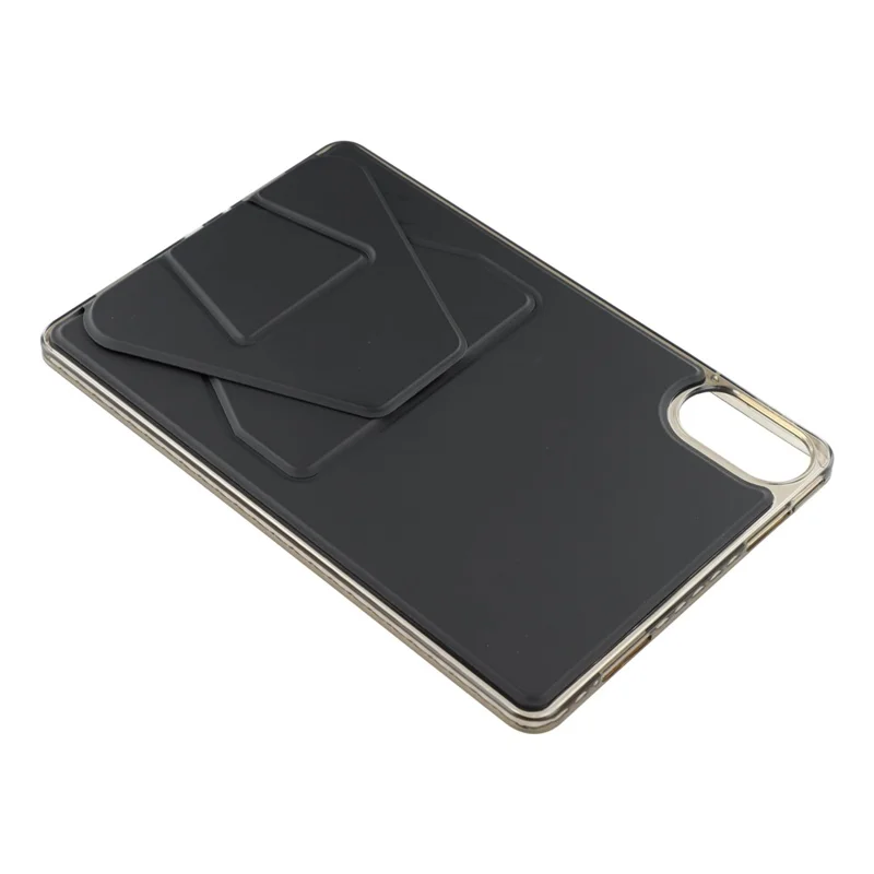 For Xiaomi Redmi Pad 2 11 Case TPU PU Leather Kickstand Tablet Cover - Black