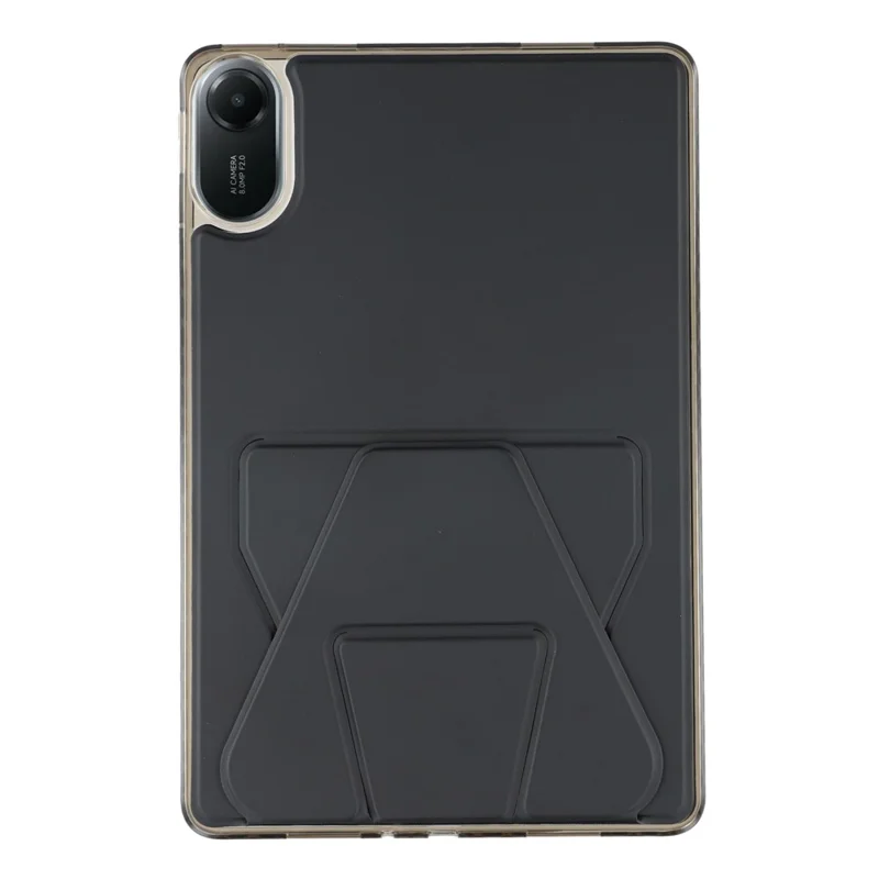 For Xiaomi Redmi Pad 2 11 Case TPU PU Leather Kickstand Tablet Cover - Black