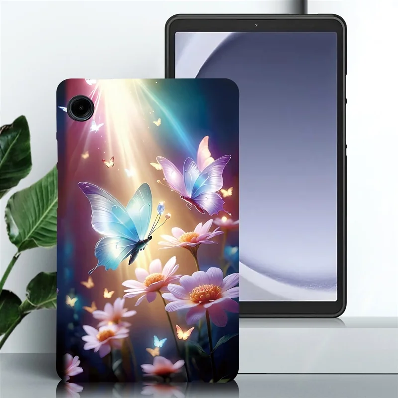 Custodia per Samsung Galaxy Tab A11 - Stampa a motivi Slim Soft TPU Custodia per tablet - Farfalla Floreale