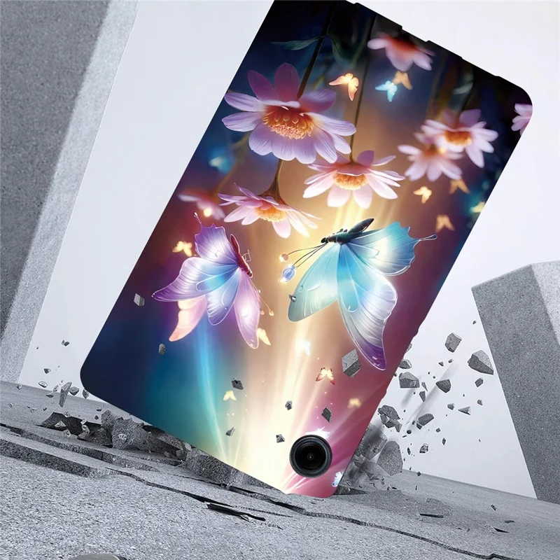 Custodia per Samsung Galaxy Tab A11 - Stampa a motivi Slim Soft TPU Custodia per tablet - Farfalla Floreale